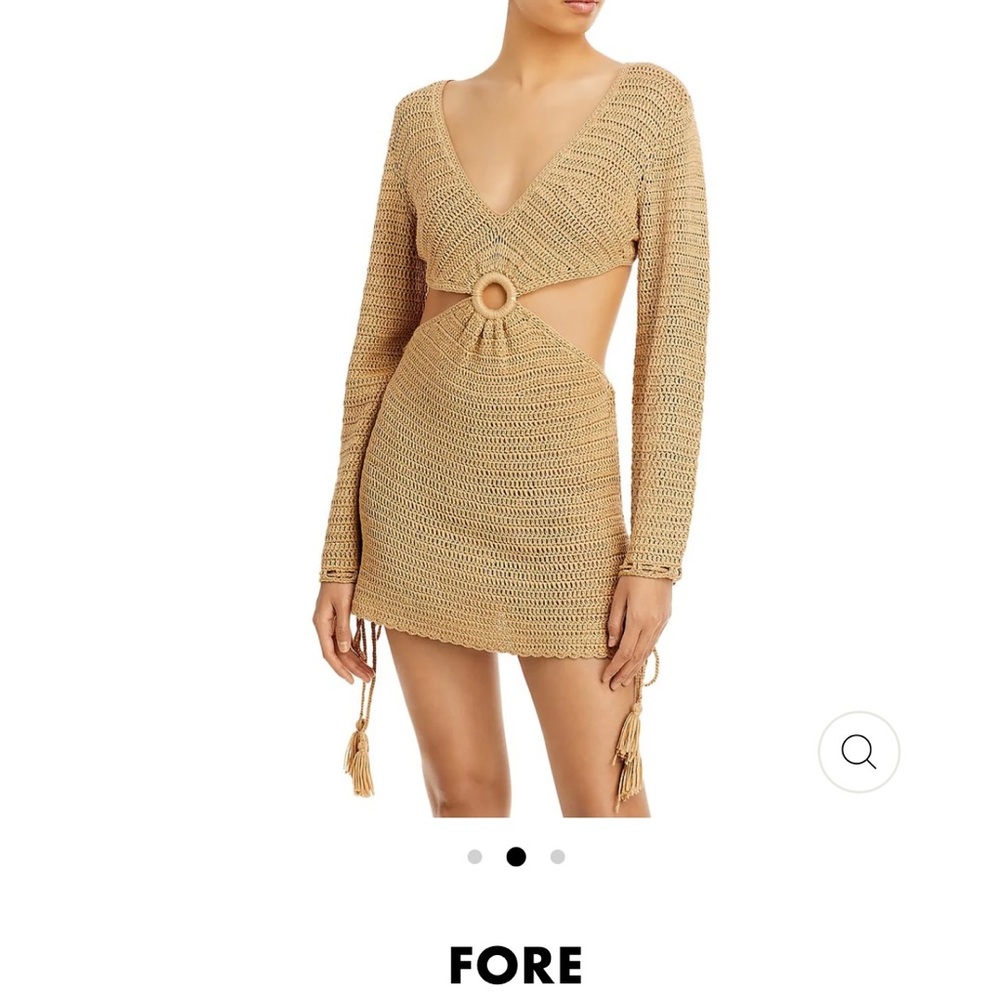 Fore crochet bathing suit cover up